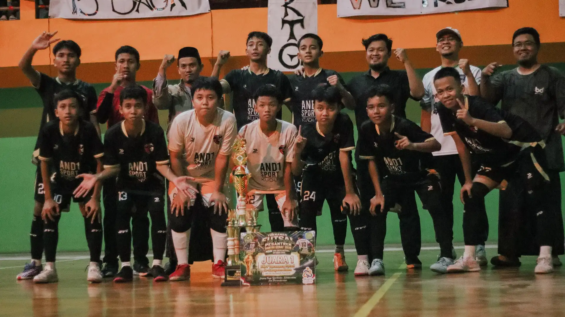 TRENMU Kudus Juara 1 Futsal Hari Santri Nasional 2026 Tingkat Kabupaten