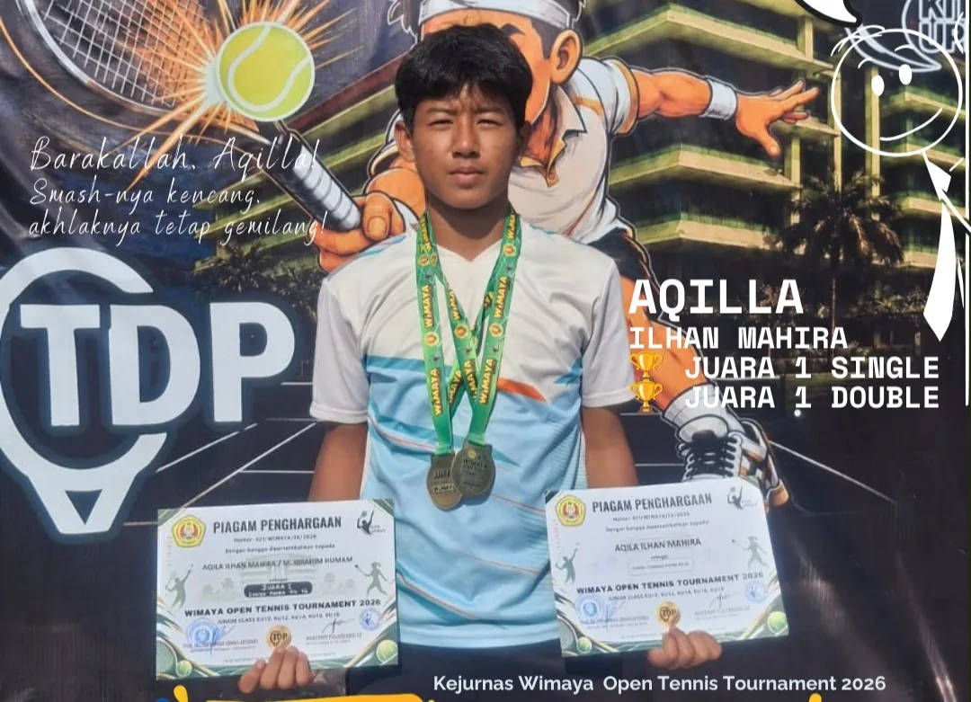 Borong Dua Gelar Juara di Kejurnas Tenis 2026, Murid SMP Muhammadiyah 1 Kudus Harumkan  Sekolah