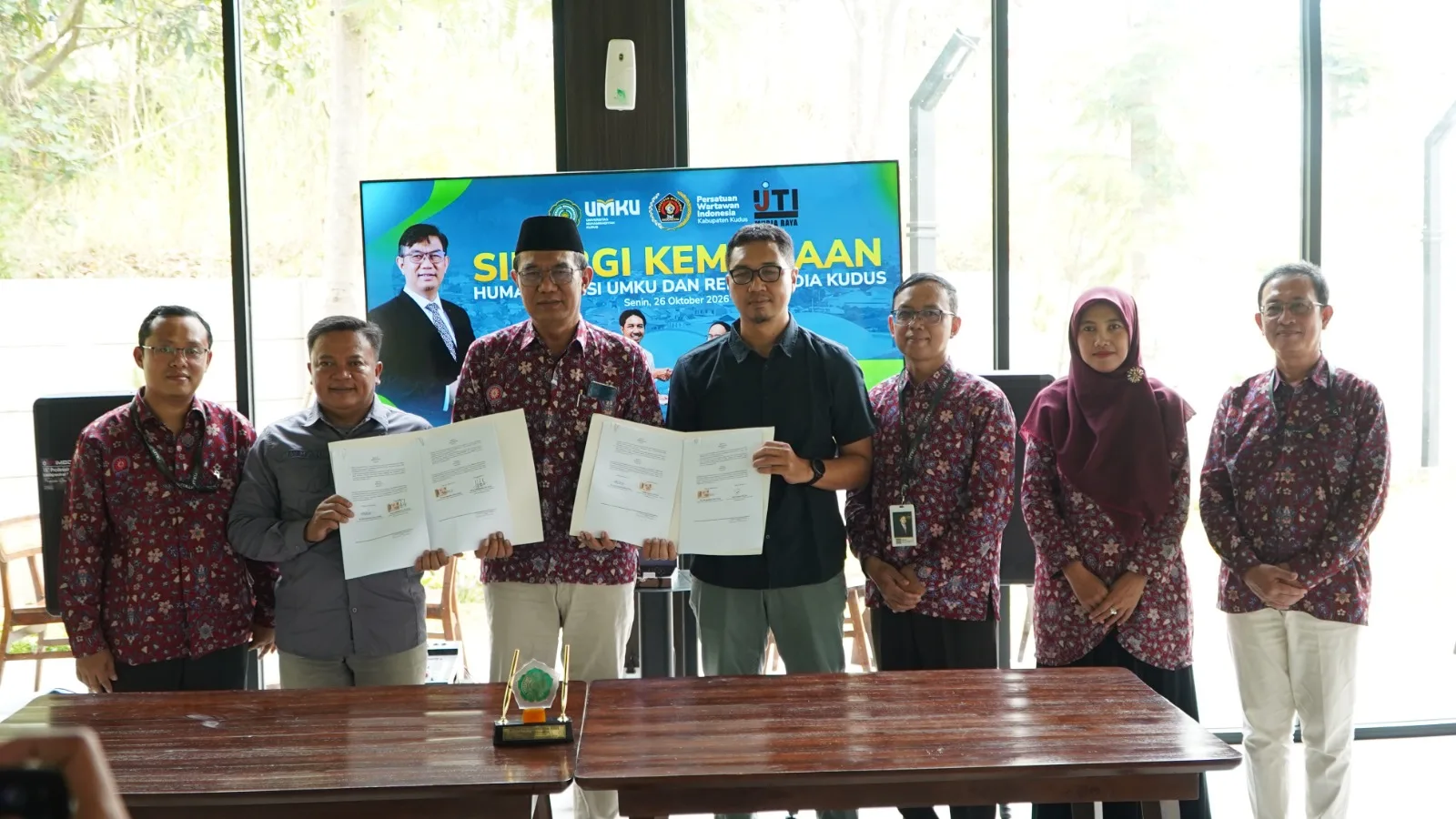 UMKU Gandeng PWI Kudus Bersama IJTI Muria Raya, Perkuat Kolaborasi Kampus dan Media