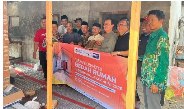 Lazismu Kudus dan PT Sukun Wartono Kick Off Bedah Rumah Sederhana Layak Huni 2026 di Jekulo
