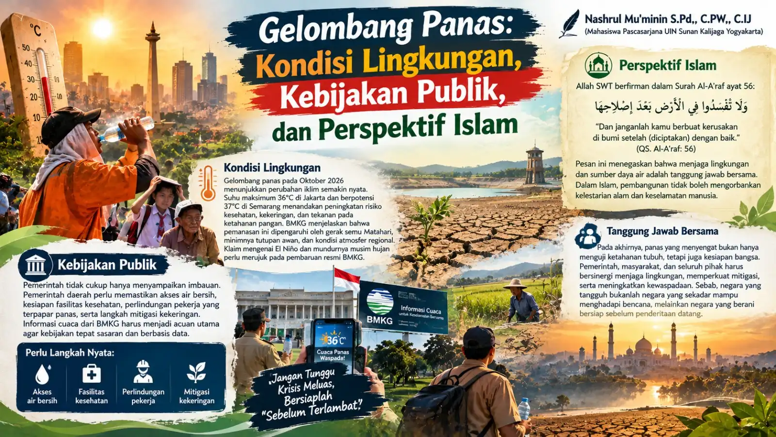 Kondisi Lingkungan, kebijakan publik, dan perspektif Islam